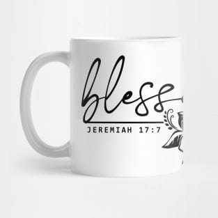 Blessed Christian Jeremiah 17:7 Easter Day Mug